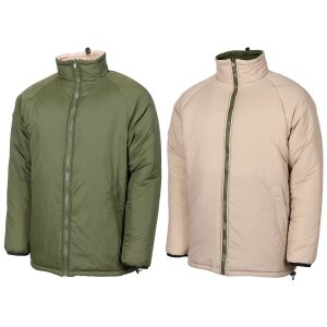 GB Thermal Jacket, reversible,  OD green/kaki, large sizes