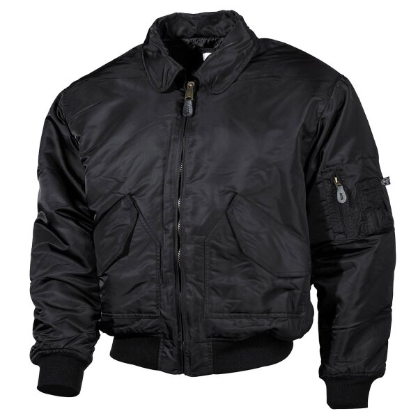 US CWU blouson de pilote, noir, grandes tailles