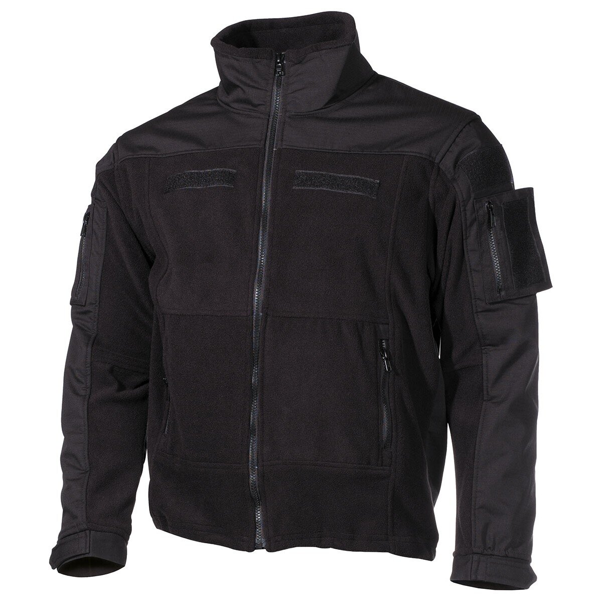 veste polaire de trekking, "Combat", noir