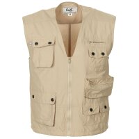 Gilet Outdoor, kaki, microfibre