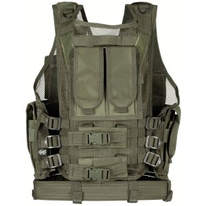 Vest, "USMC", with belt,  OD green