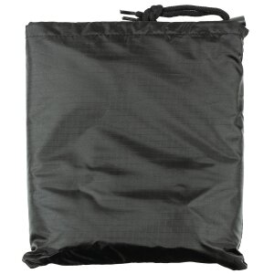 Poncho de pluie, Rip Stop, noir, env. 144 x 223 cm