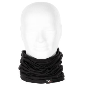 Neck Gaiter, "Merino Lite", black