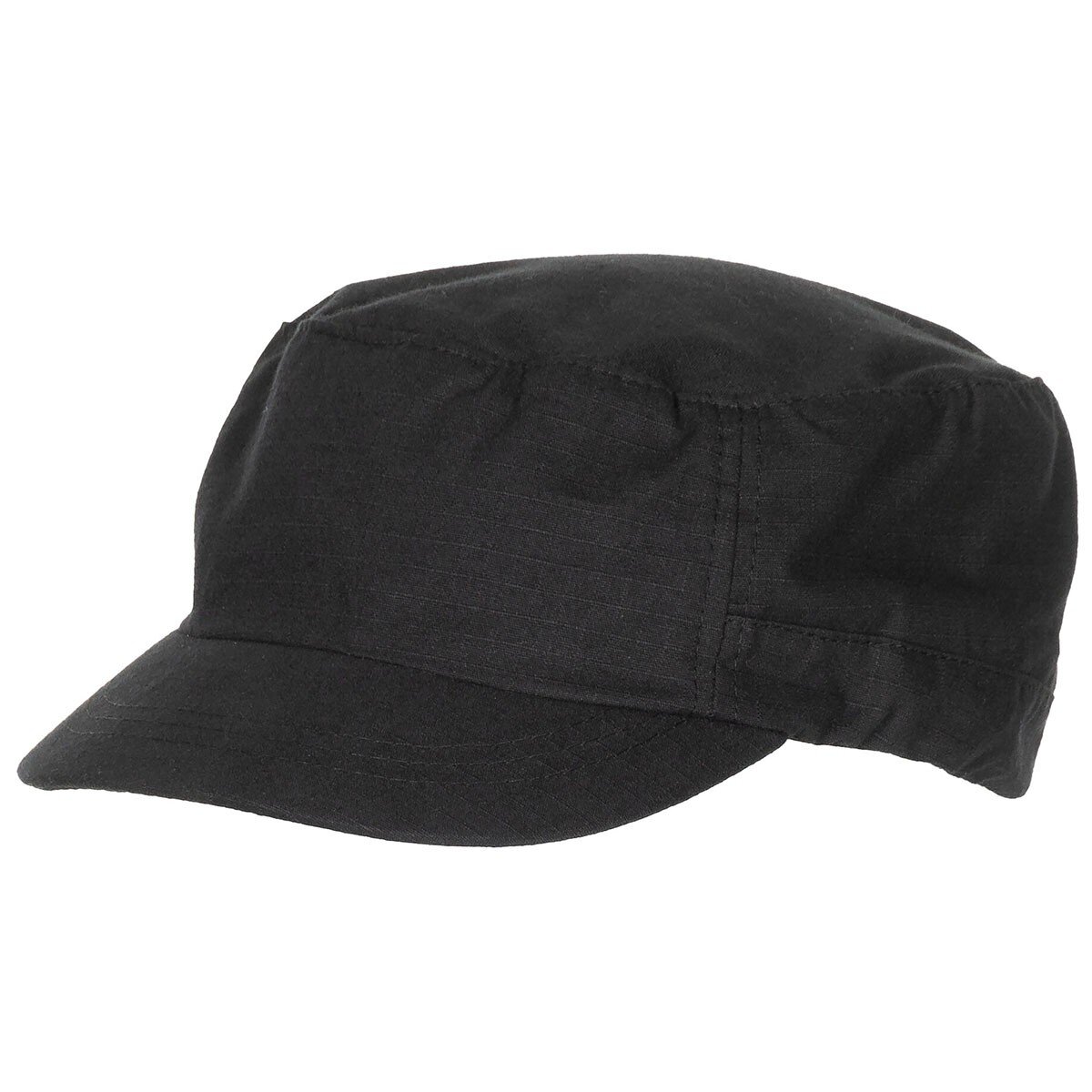 US casquette, Rip Stop, noir, "Elasti-Fit