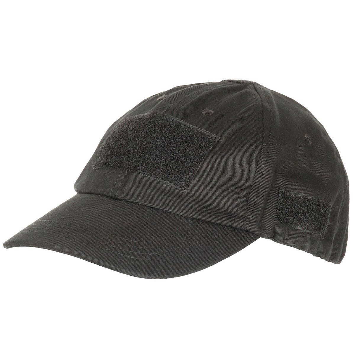 Einsatz-Cap, avec velcro, noir