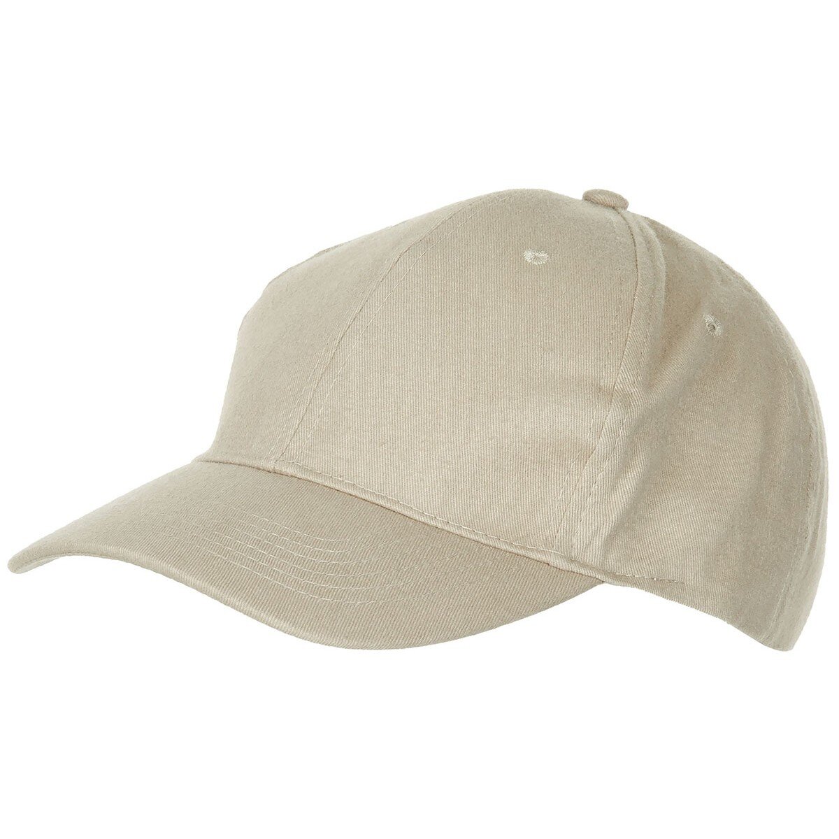 BB Cap, flach, khaki, gebürstet