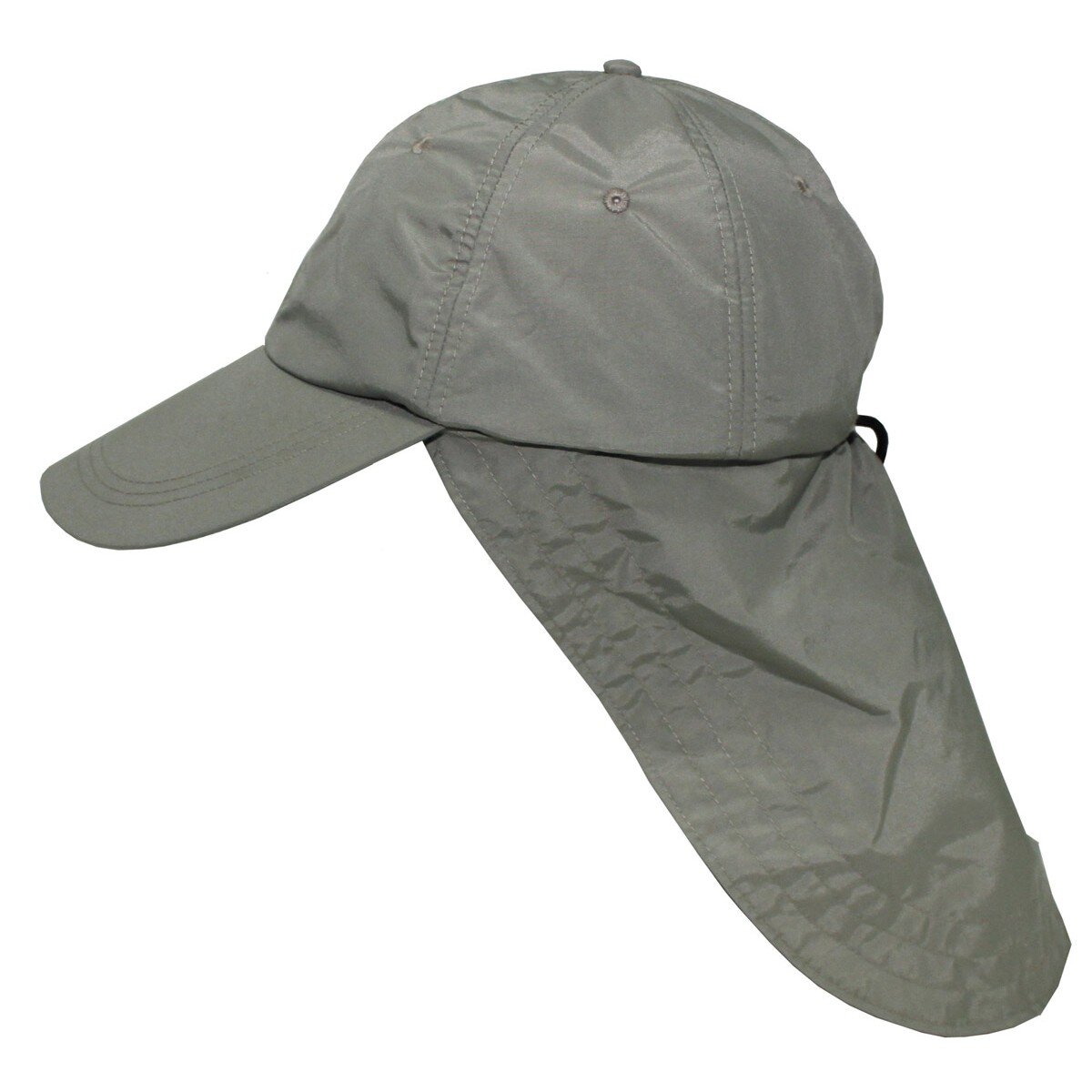 Cap, "Sahara", OD green, large neck guard