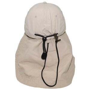 casquette, "Sahara", beige, longue protection...