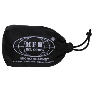 Mosquito Head Net, OD green, elastic band