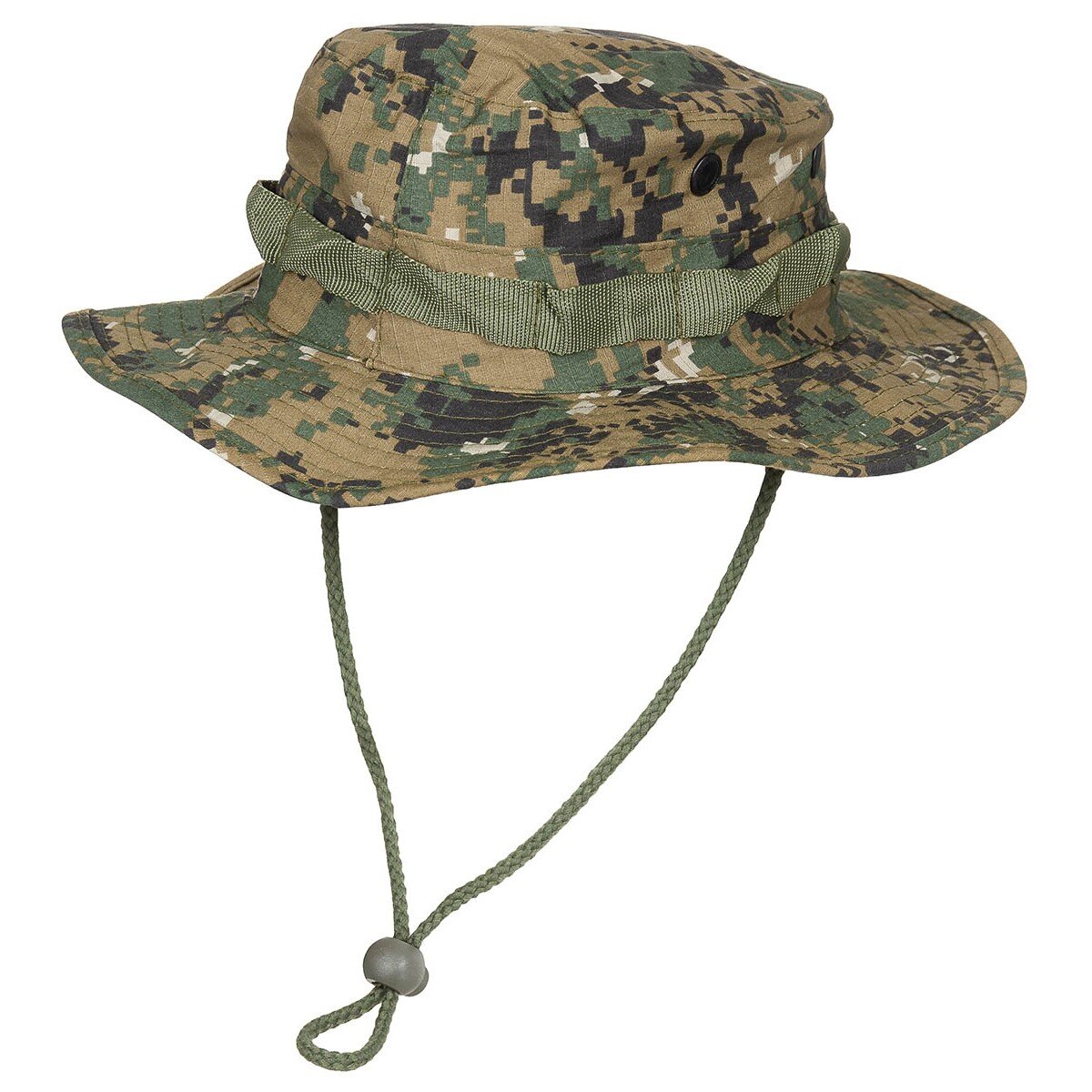 Cappello GI bush, mentoniera, boonie GI, rip stop, legno...