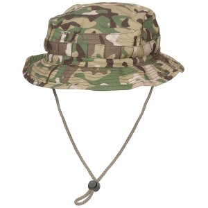 GB Bush Hat, chin strap, SF Boonie, Rip Stop, op.-camo