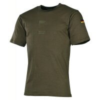 Bundeswehr maillot de corps tropical, kaki, velcro, insigne de nationalité