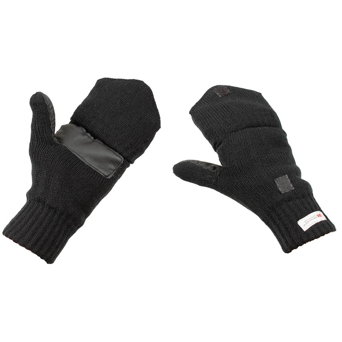 Strick-Faust-Fingerhandschuh, schwarz, 3M+ Thinsulate+