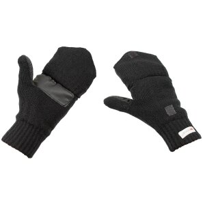 Knitted Gloves/ Mittens, black, 3M┘ Thinsulate┘