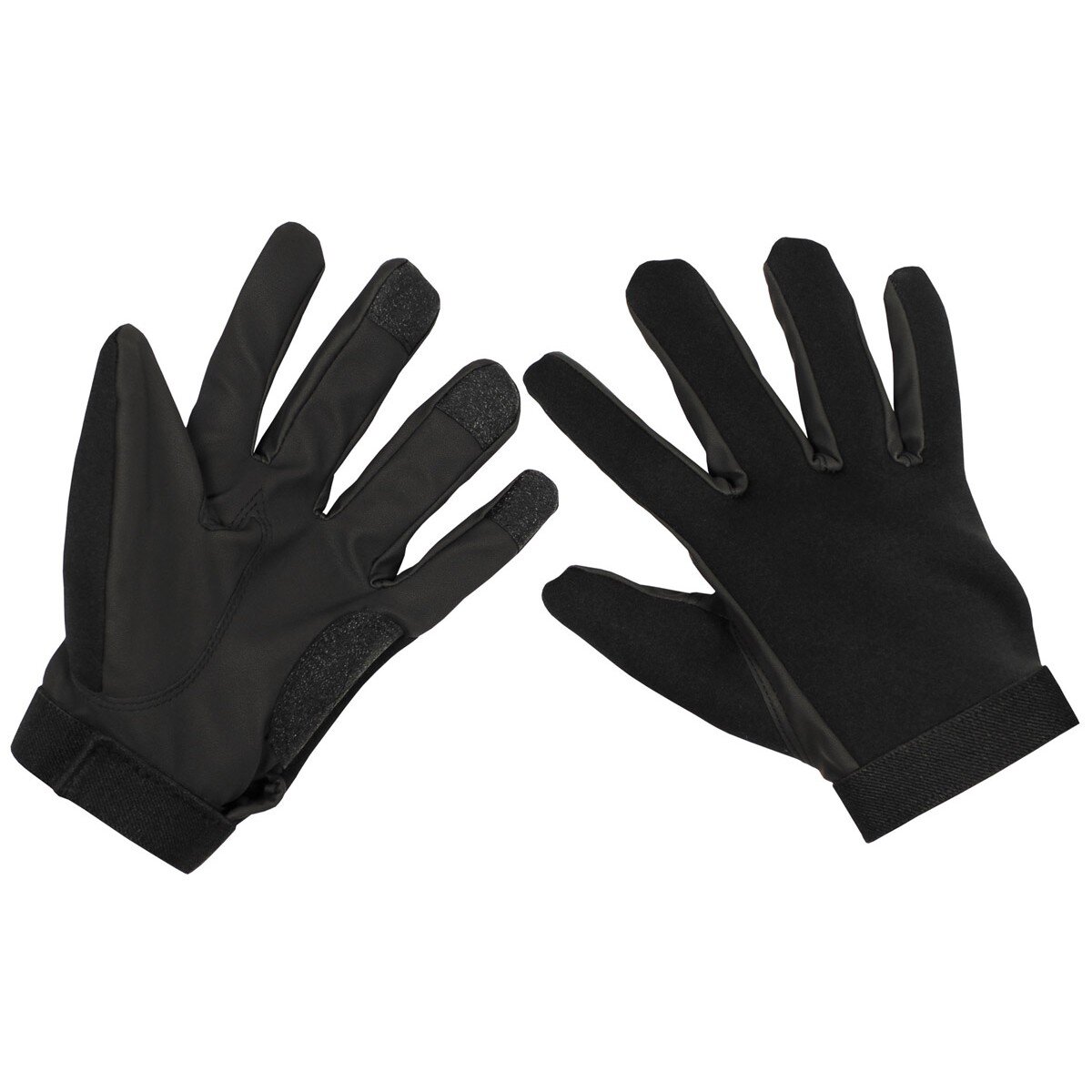 Neopren Fingerhandschuhe, schwarz