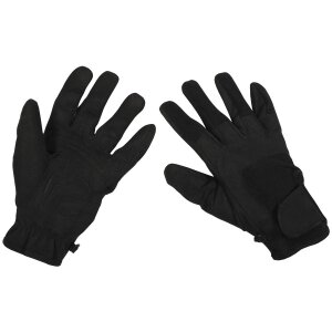 Gants &agrave; doigts, Worker light, noir