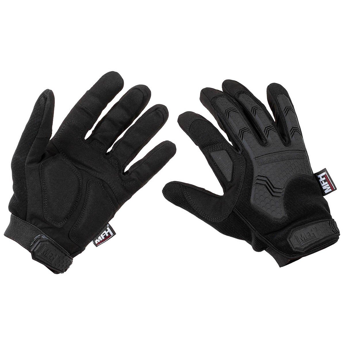 Gants Tactical Outdoor, "Attack", noir