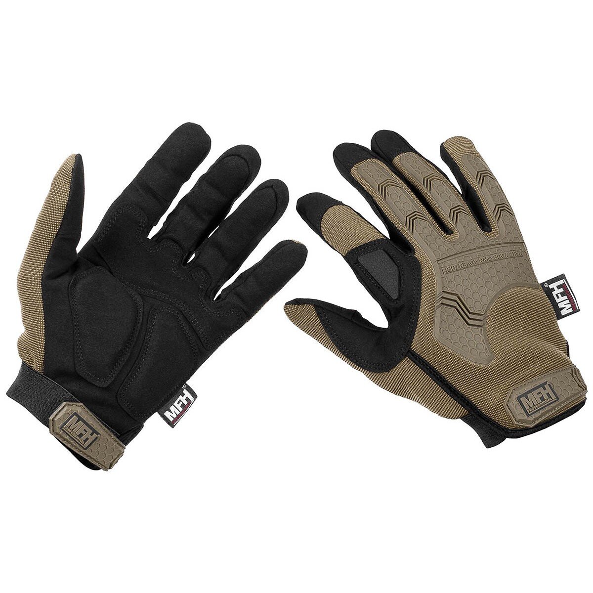 Gants Tactical Outdoor, "Attack", coyote tan