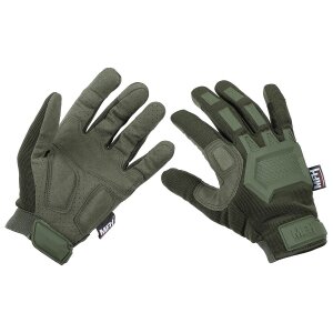 Tactical Gloves, "Action", OD green