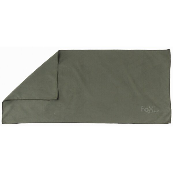 Chiffon en microfibre, "Quickdry" olive, env. 90 x 42 cm