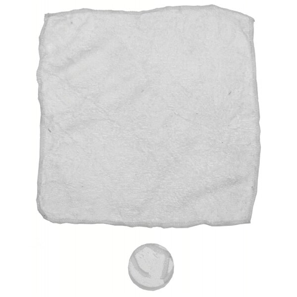 Chiffon magique, blanc, microfibre, 5 pièces dans un sachet