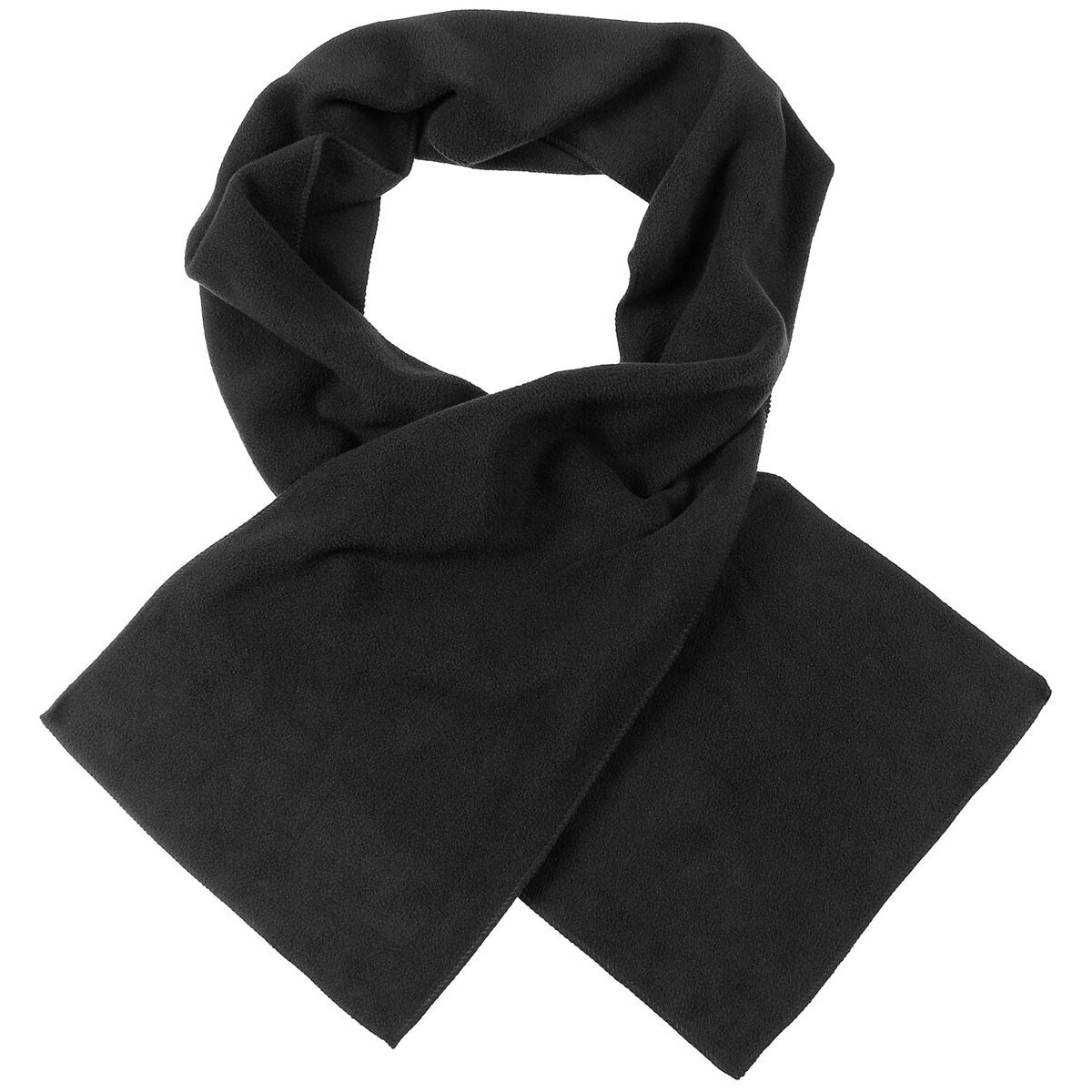 Fleece Scarf, black,  ca. 160 x 25 cm