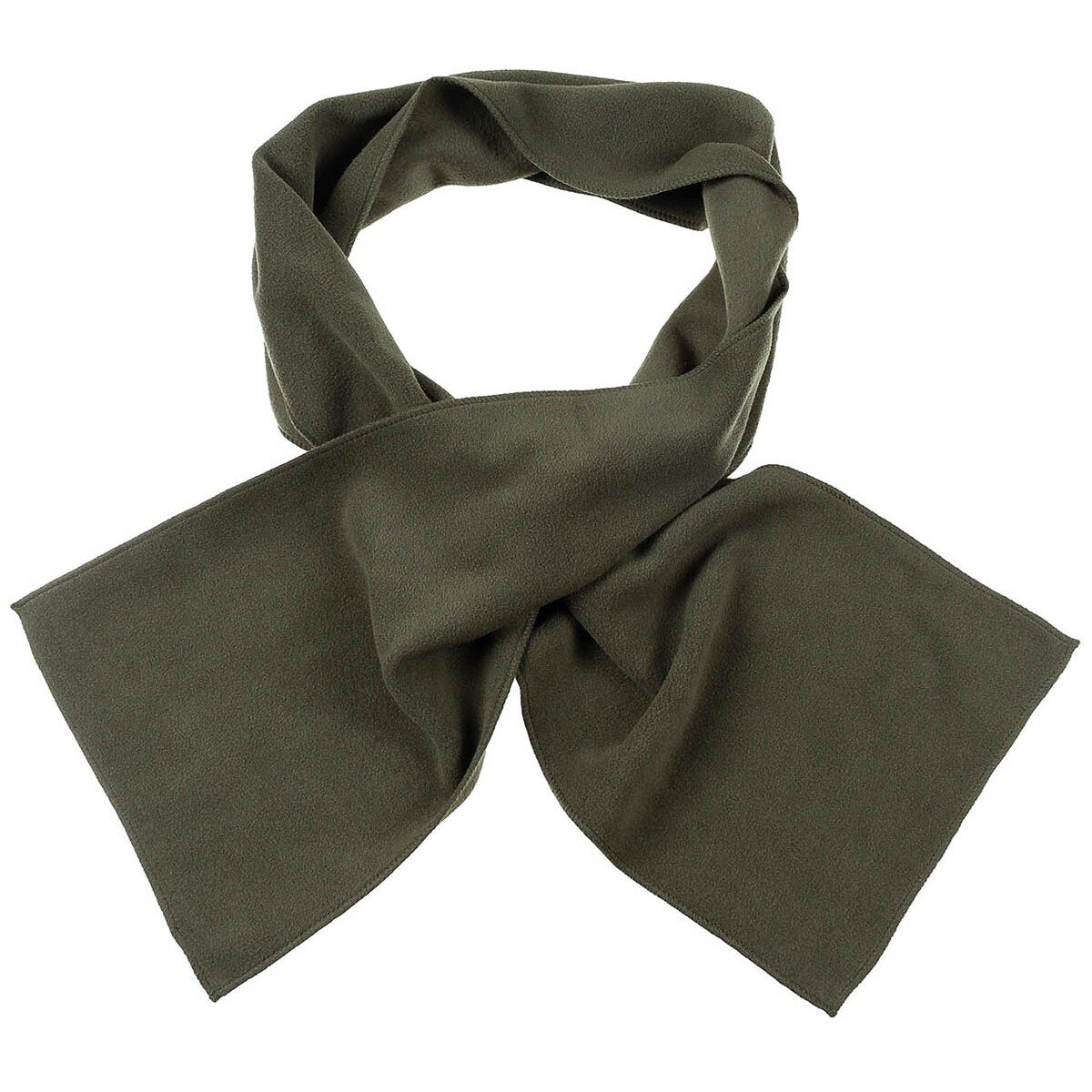 Fleece Scarf, OD green, ca. 160 x 25 cm