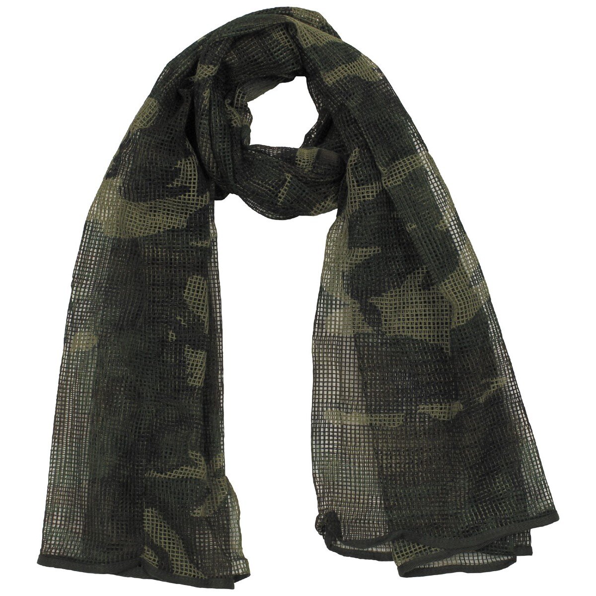 Foulard en filet, woodland, env. 190 x 90 cm