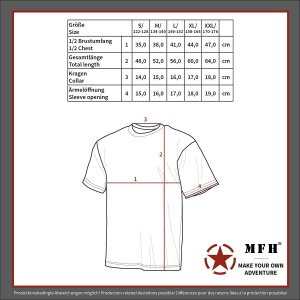 T-shirt pour enfants, "Basic", operation-camo, 140-145 g/m²,