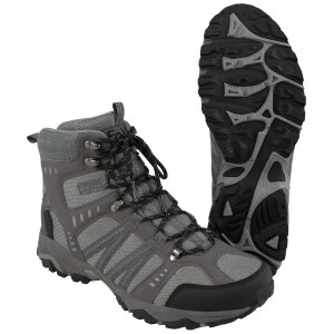 Chaussures de trekking grises hautes