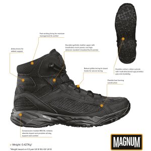 bottes dintervention, "MAGNUM", Assault Tactical 5.0, noir