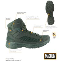 bottes dintervention, "MAGNUM", Assault Tactical 5.0, kaki