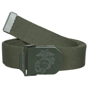 USMC ceinture, kaki, environ 3,5 cm