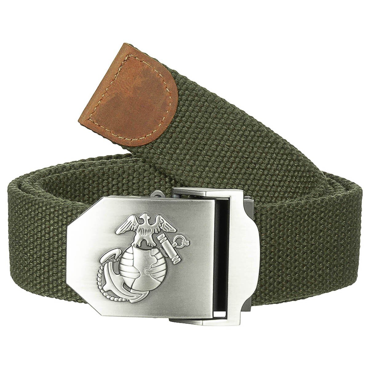 USMC Web Belt, ca. 4 cm, OD green