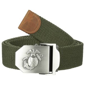 USMC ceinture, kaki, environ 4 cm