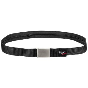 Ceinture,avec poche intérieure, noir, environ 4 cm