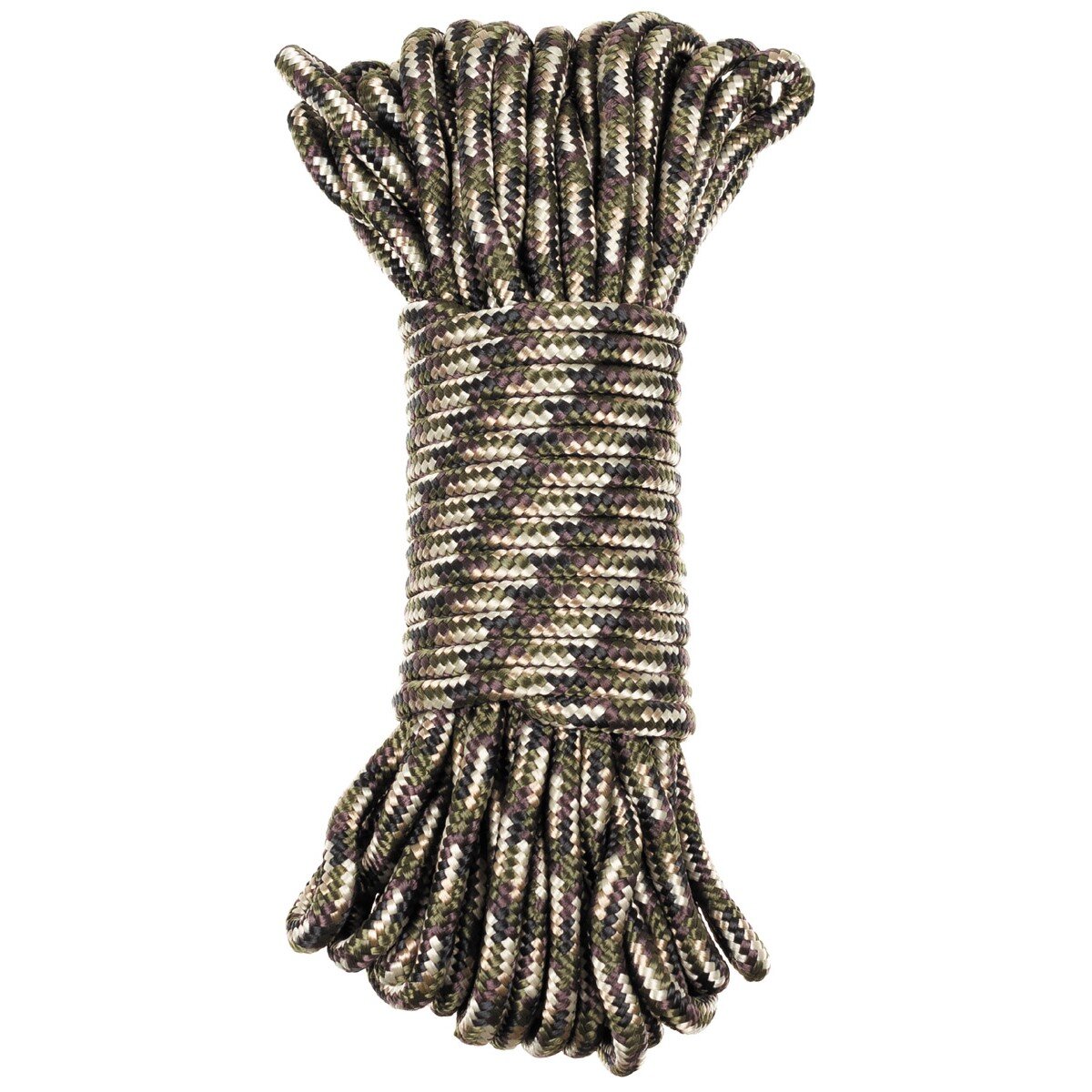 corde, camouflage, 5 mm, 15 mètres