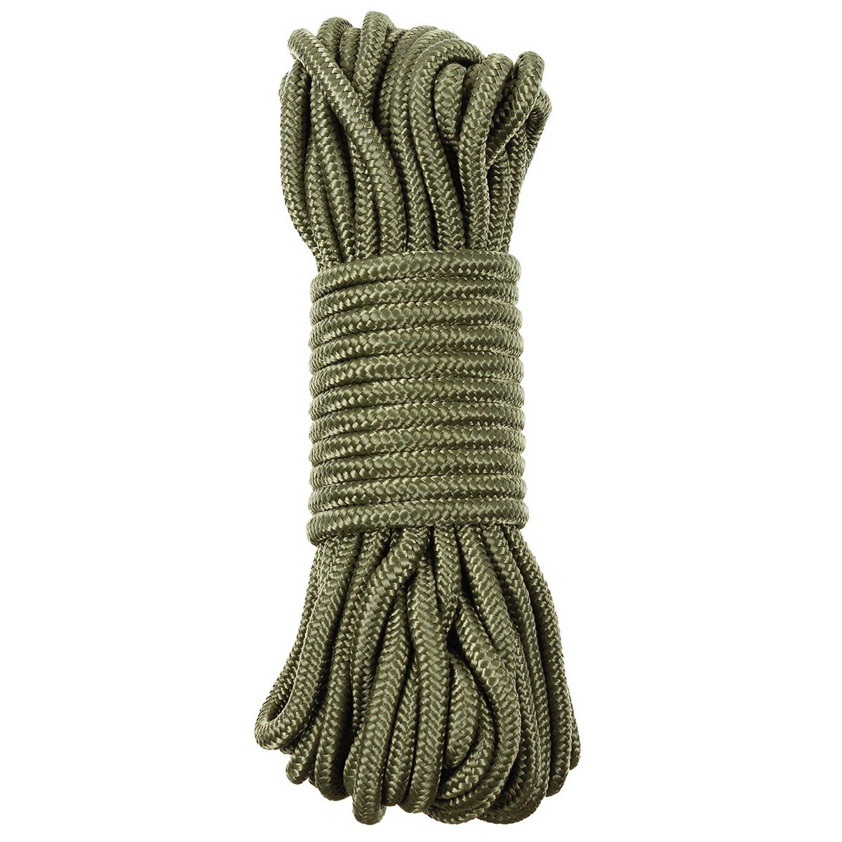 Rope, OD green, 9 mm, 15 meters