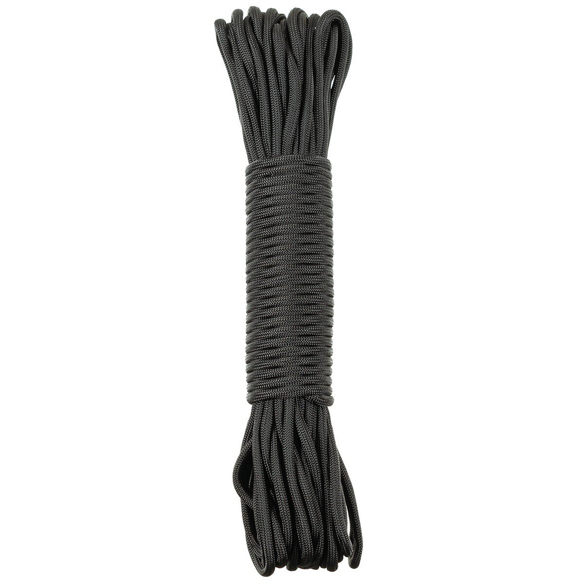 Corda paracord, nera, 50 FT, nylon