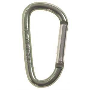 Carabiner, D 6 mm x 5,5 cm, OD green