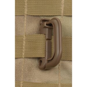 Mousqueton, plastique, "MOLLE", coyote tan,...