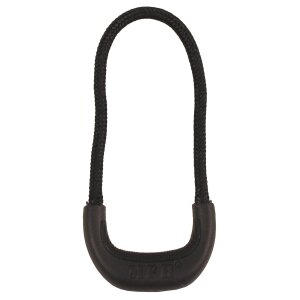 Anneau Zipper, noir, 10 pièces par paquet