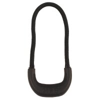 Anneau Zipper, noir, 10 pièces par paquet