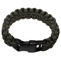 bracelet, "Parachute Cord", olive, largeur environ 2,3 cm