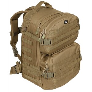 US sac &agrave; dos, Assault II, coyote tan