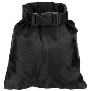 Sac de rangement Trekking, "Drybag", noir, 1 l