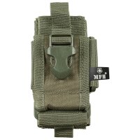 porte téléphone portable, "MOLLE", kaki, réglable