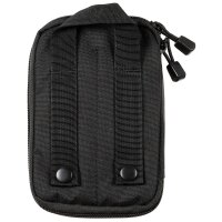 Pochette Outdoor pour documents/smartphone, MOLLE, noir