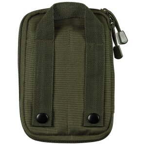 sacoche trekking pour documents/smartphone, MOLLE, kaki