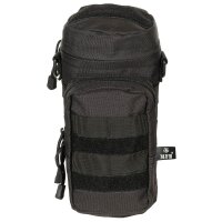 Sac de camping, rond, "MOLLE", noir